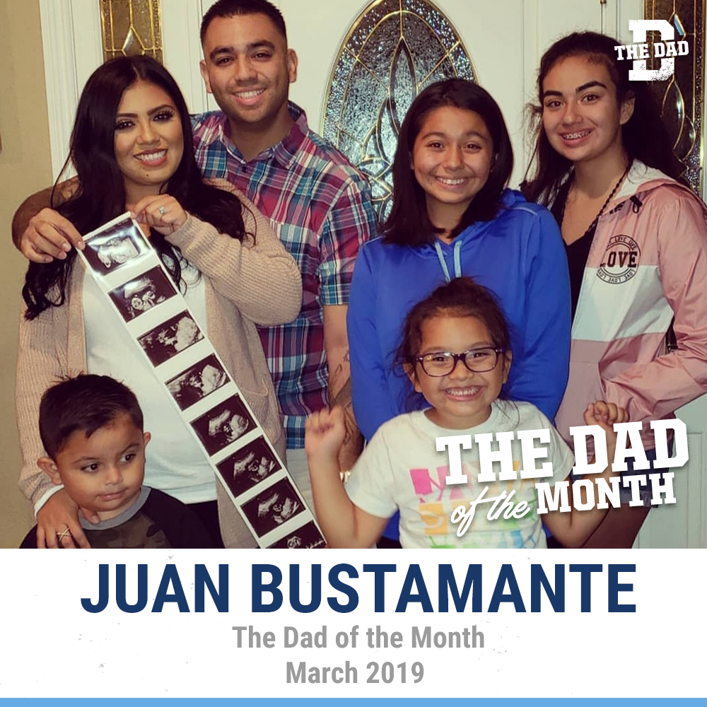 Dad of the Month, March 2019: Juan Bustamante