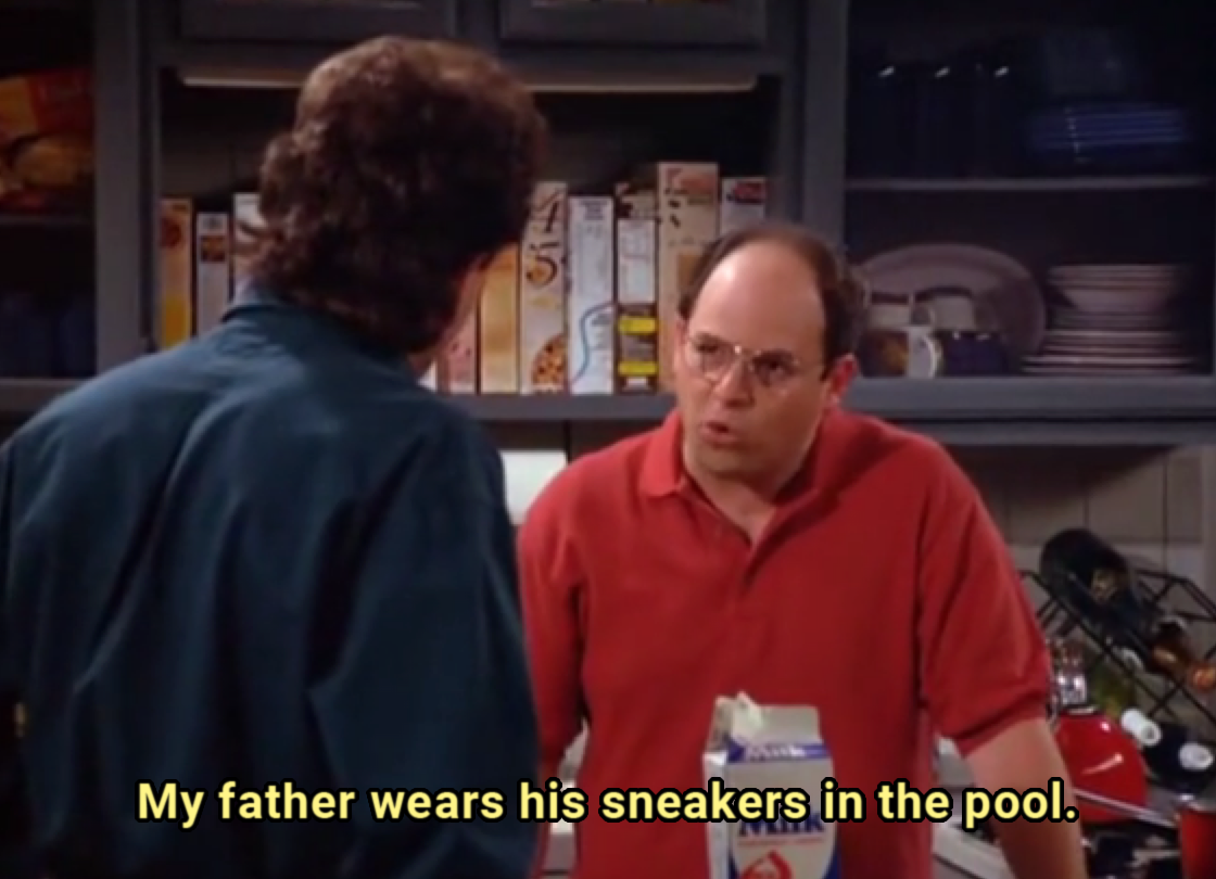 George Costanza Jumping Shoes GIFs