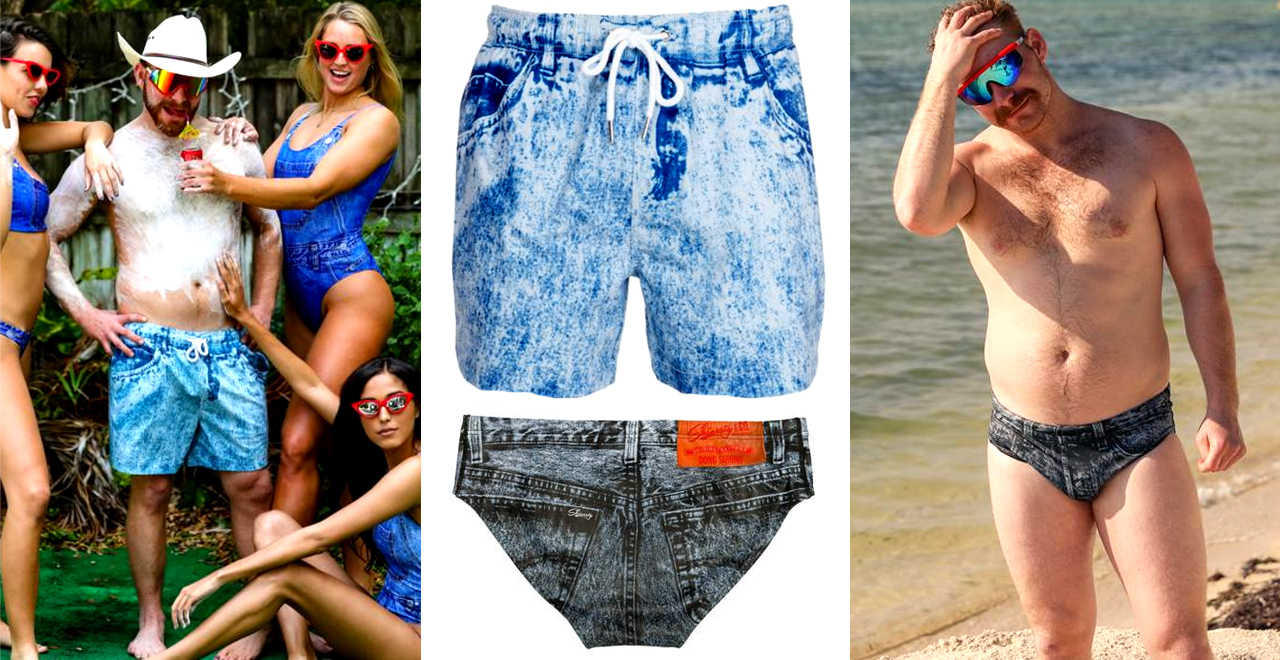 Shinesty's Faux-Denim Swimwear Might Usurp Jorts This Summer